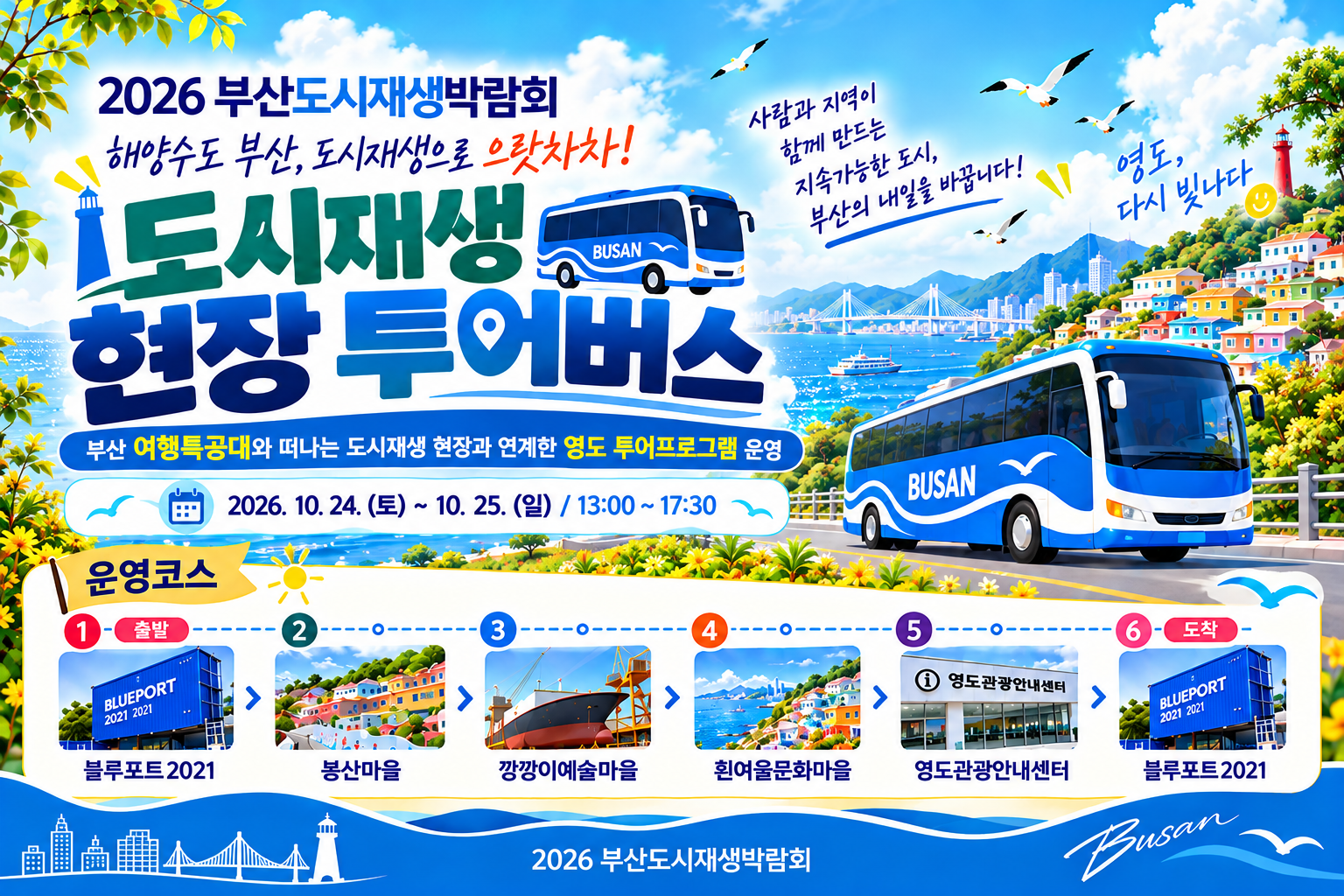 도시재생 현장 투어버스